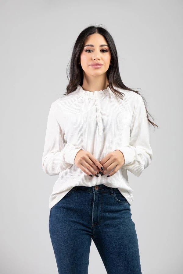 Velvet Long Sleeve Top