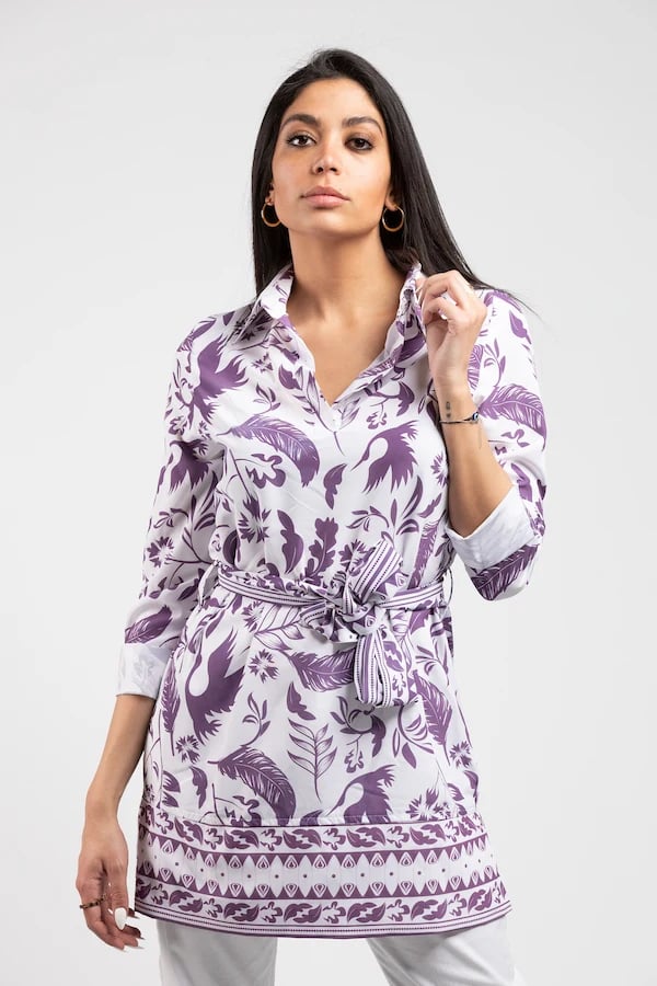 Printed Long Shirt