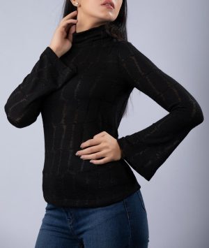 openwork sweater