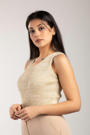 ribbed knit top