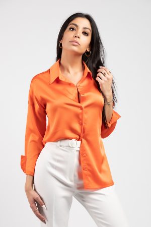Satin over shirt