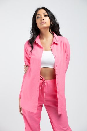 linen long shirt