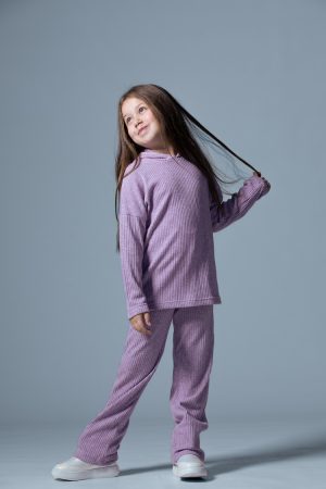 Ribbed Pant Flared Fit