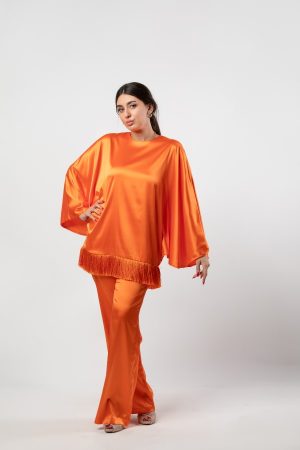Straight Pant Satin
