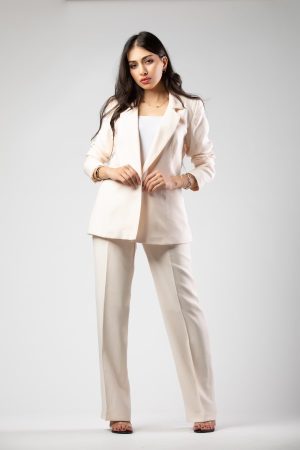Slim Straight Suit Pant