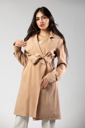 Midi Coat With Belt