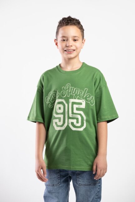 Over Size Cotton Printed T-Shirt