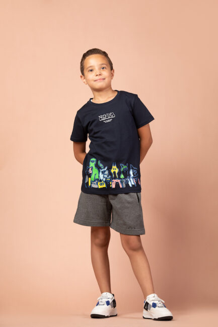 cats printed T-shirt