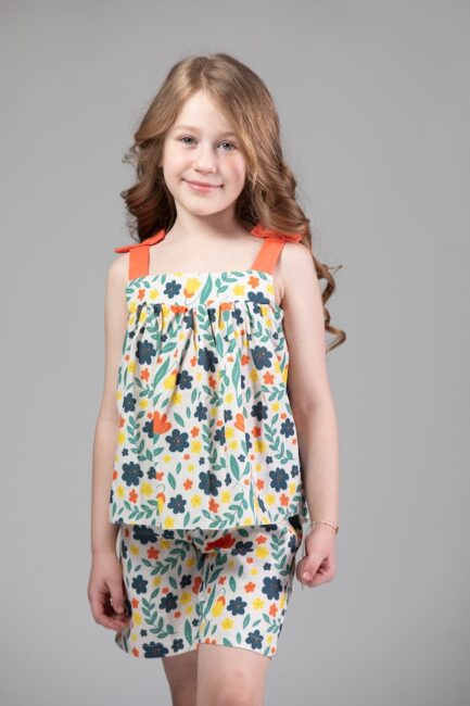 Sleeveless Floral Top