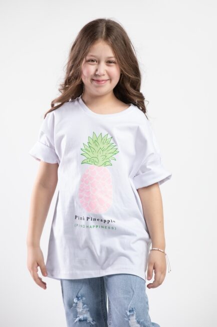 Over Size Cotton Printed T-Shirt