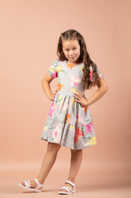 printed cotton dress