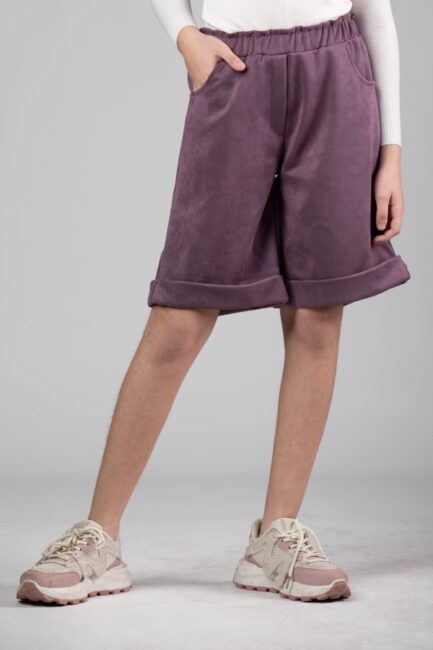 Mini Short  Suede Fabric