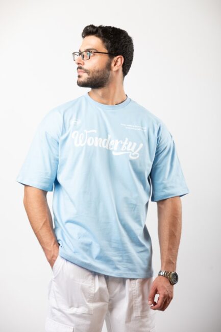 Over Size Cotton Printed T-Shirt