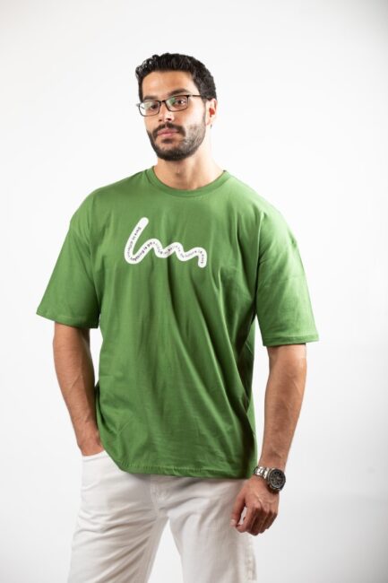 Over Size Cotton Printed T-Shirt