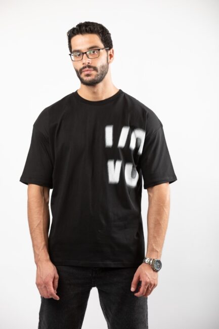 Over Size Cotton Printed T-Shirt