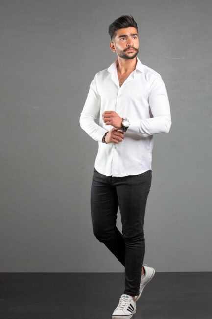 100% cotton slim fit shirt