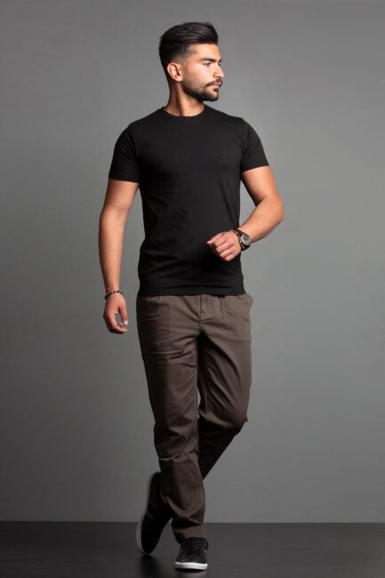 round neck cotton T-shirt