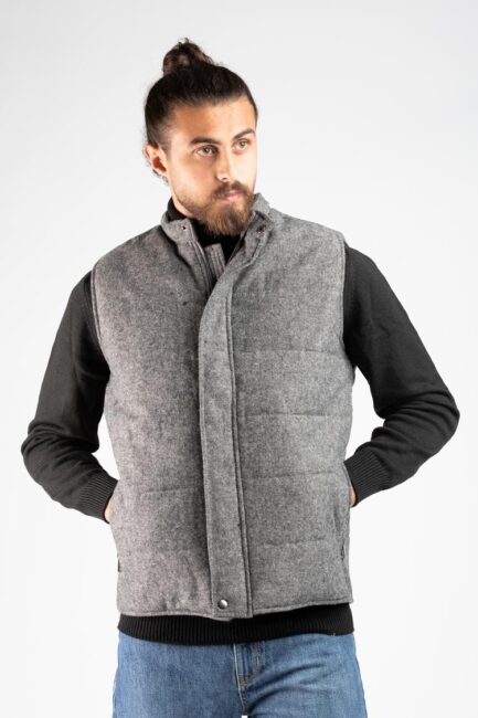 quilted gilet