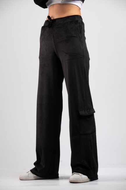 velvet pant with pocket