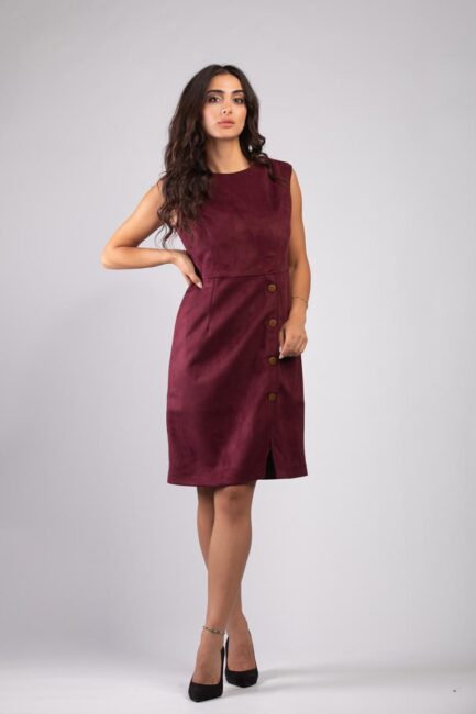 buttoned short dress