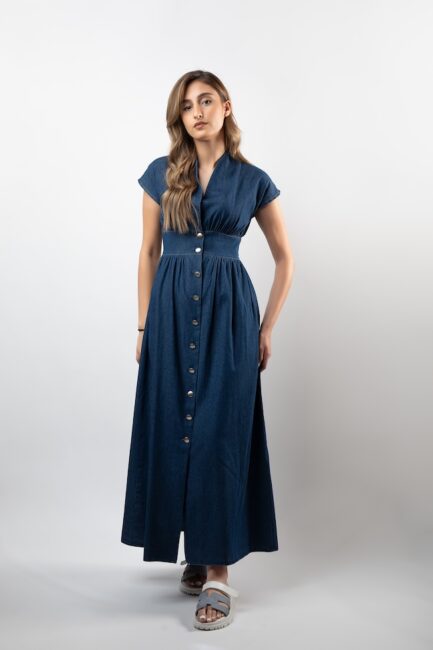 Tencel Long Dress