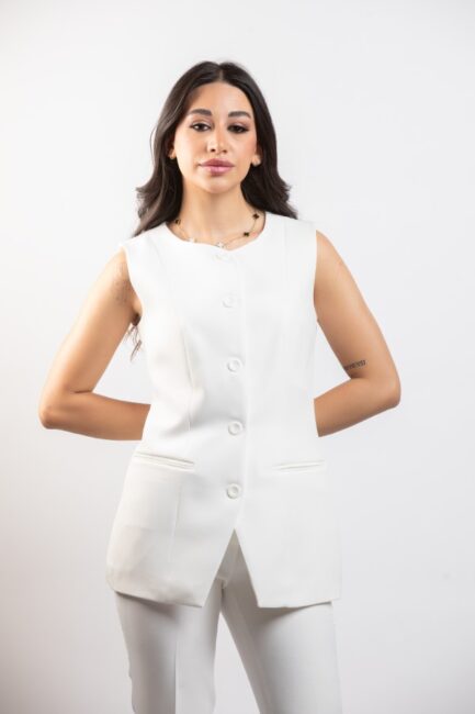 Buttoned Vest
