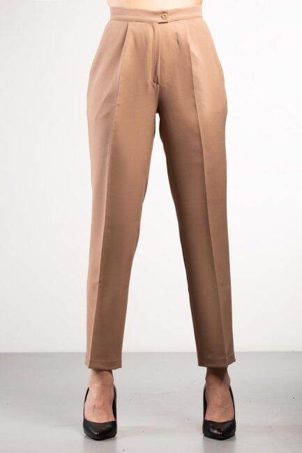 pleat straight pant