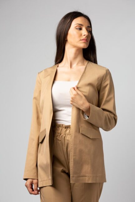 long pocket cardigan