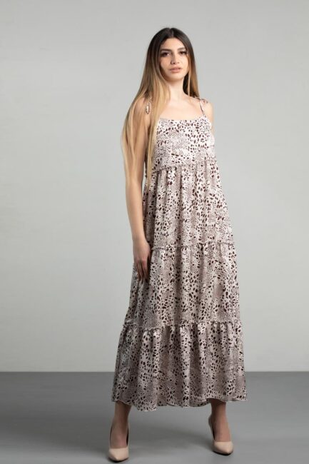 printed long dress