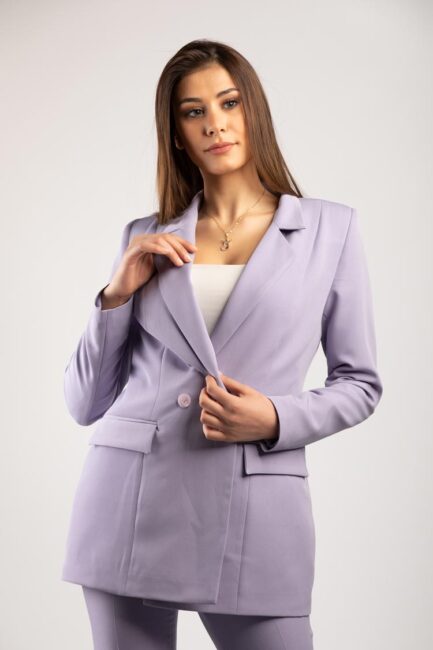 double breasted blazer suit