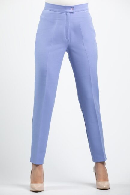 high waist straight trousers