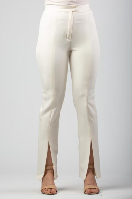 slit hem pants