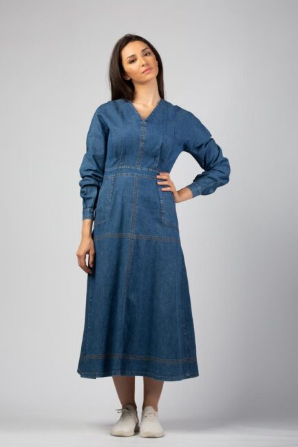 tencel long dress