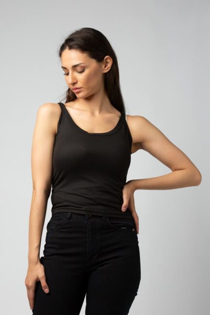Rib basic top