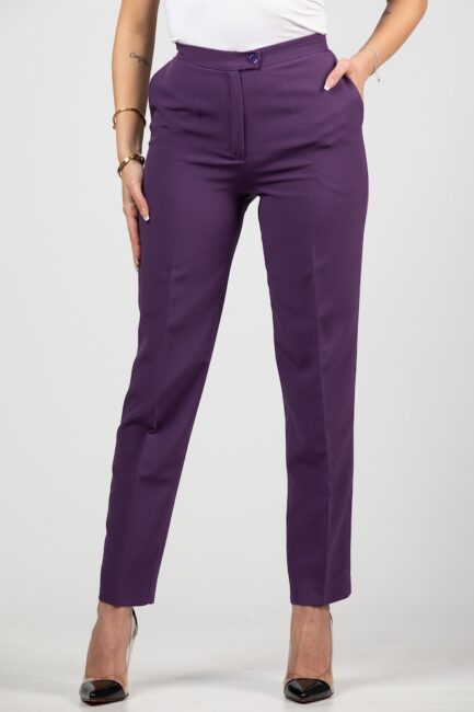 Slim Straight Suit Pant