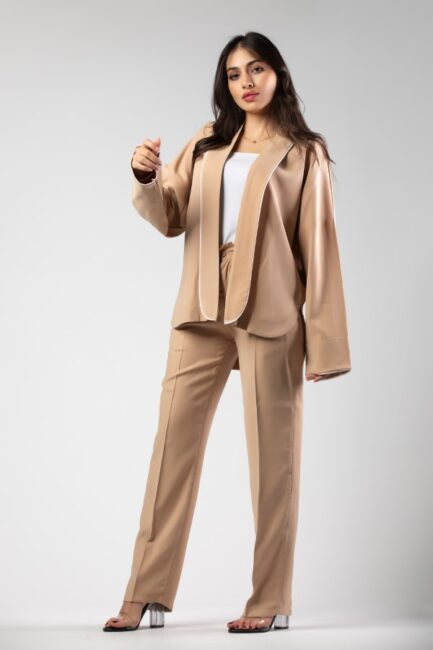 Slim Straight Suit Pant