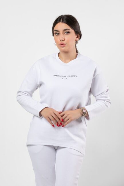 Cotton Printed Sweater