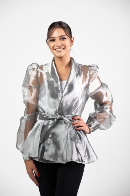 Organza Sweater Long Sleeve