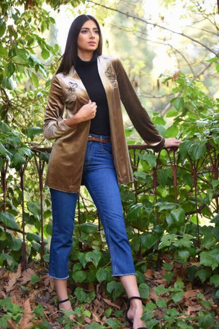 emprodired velvet Cardigans