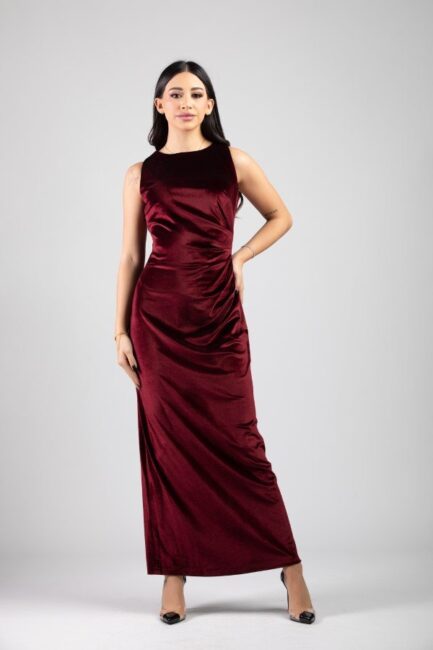 Long Velvet Dress