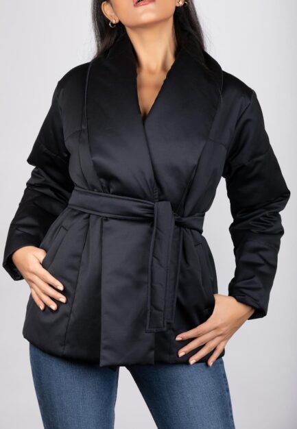 water repellent puffer jacket