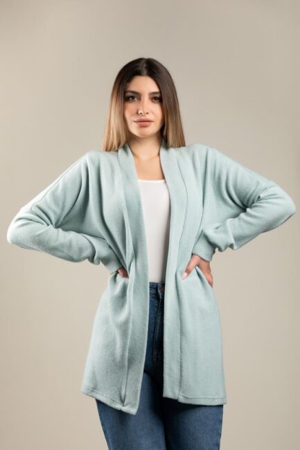 oversize knit cardigan