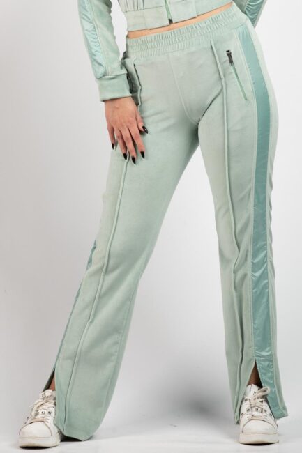 High Waist Velvet Pant