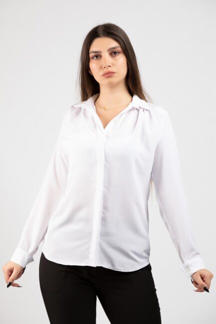 Essential Shirt With Lace Collar