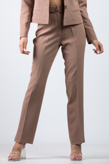 slim cat pant with belt