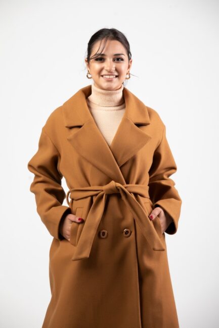 Long Coat Oversized With Belt
