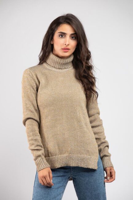 turtle neck long sweater