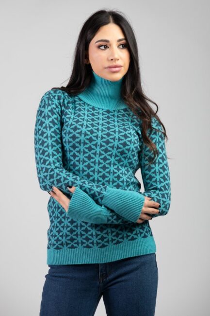 Sweater Knitted Jacquard