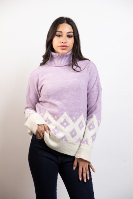 Sweater Knitted Jacquard