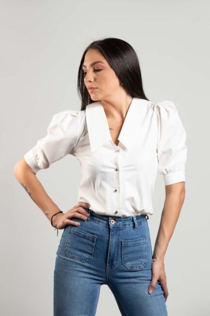 PUFFED SLEEVES SHIRT